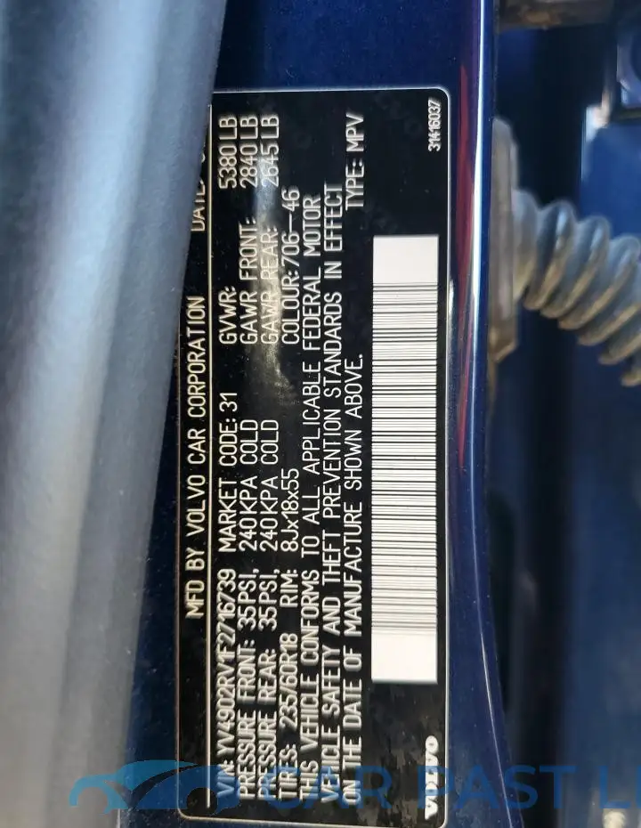 YV4902RV1F2716739# 14