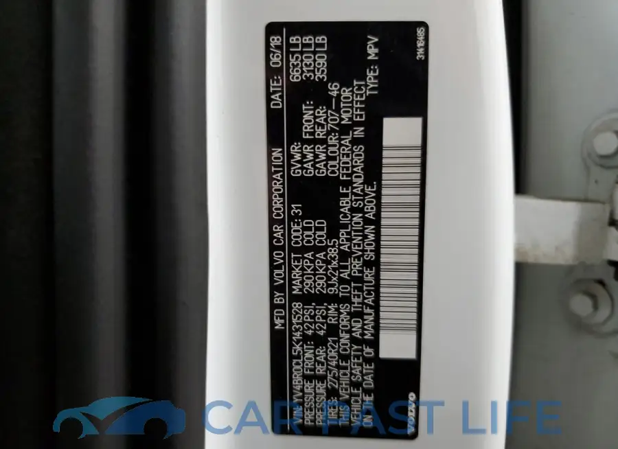 YV4BR0CL5K1431528# 14