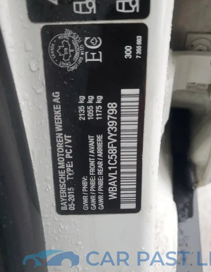WBAVL1C58FVY39798# 12