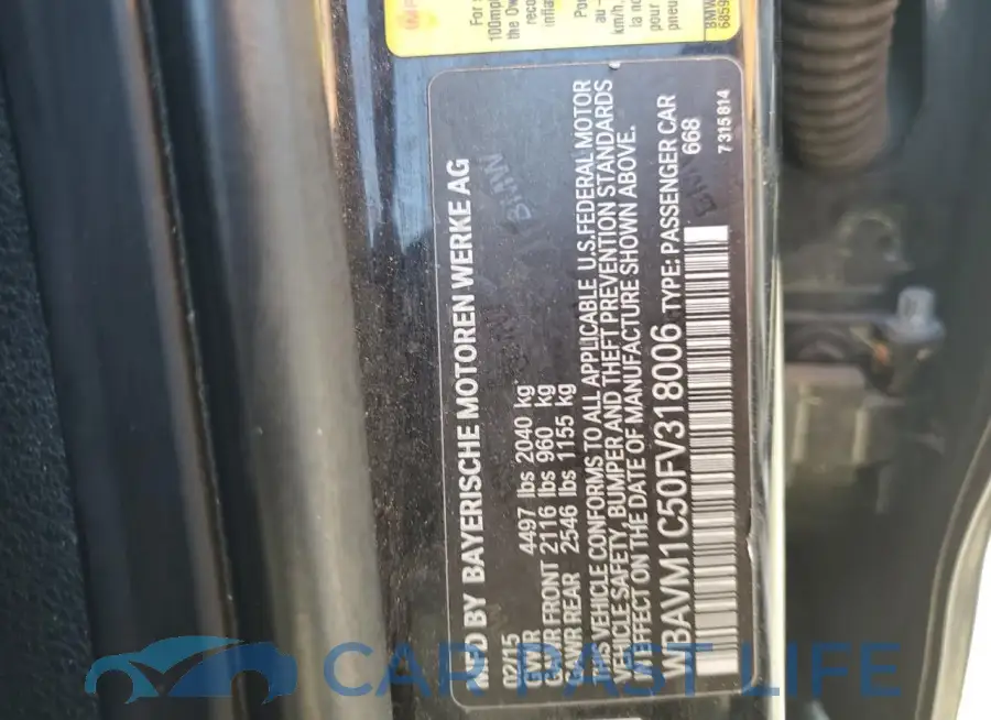 WBAVM1C50FV318006# 13