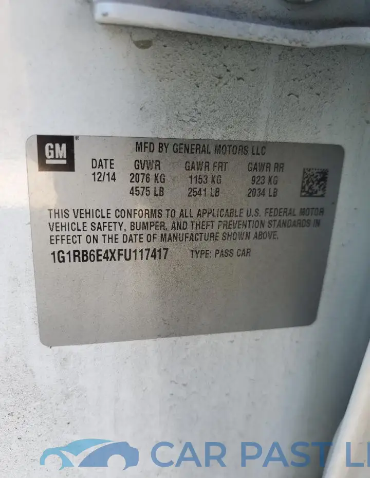 1G1RB6E4XFU117417# 12