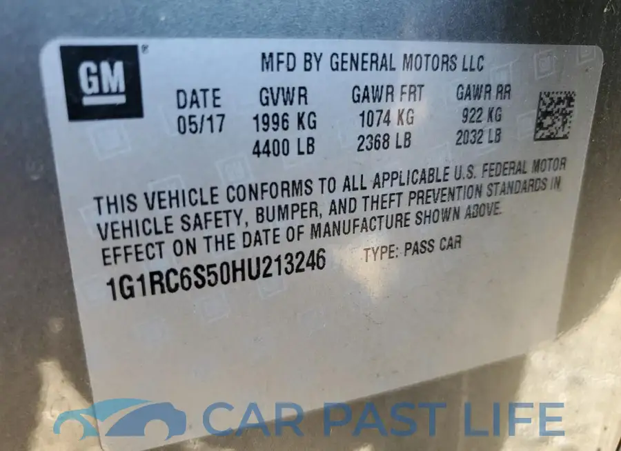 1G1RC6S50HU213246# 13