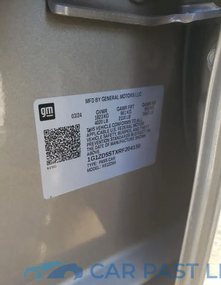 1G1ZD5STXRF204159# 12
