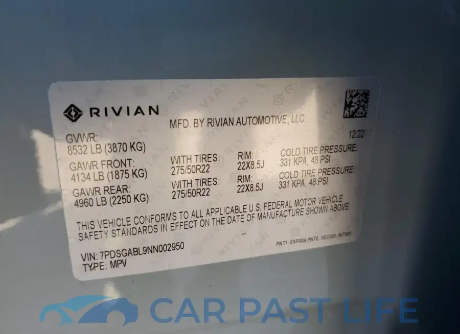 7PDSGABL9NN002950# 14