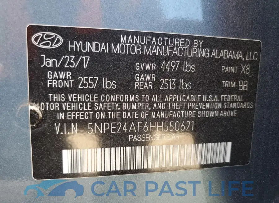 5NPE24AF6HH550621# 12