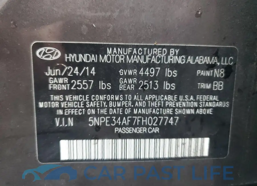 5NPE34AF7FH027747# 12