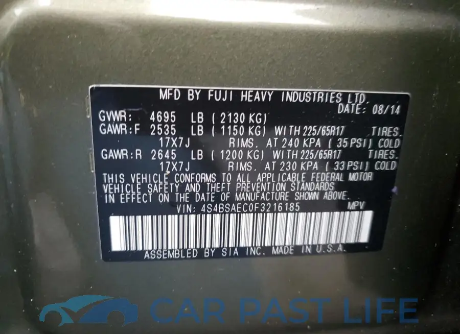 4S4BSAEC0F3216185# 13