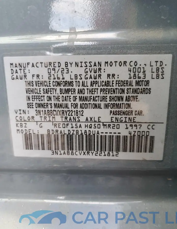 3N1AB8CVXRY221812# 12