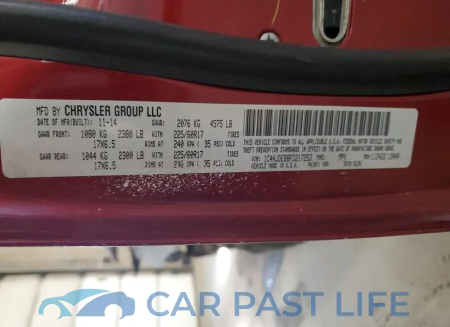 1C4NJDEB8FD217253# 13