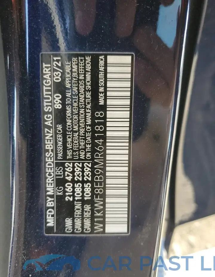 W1KWF8EB9MR641818# 12