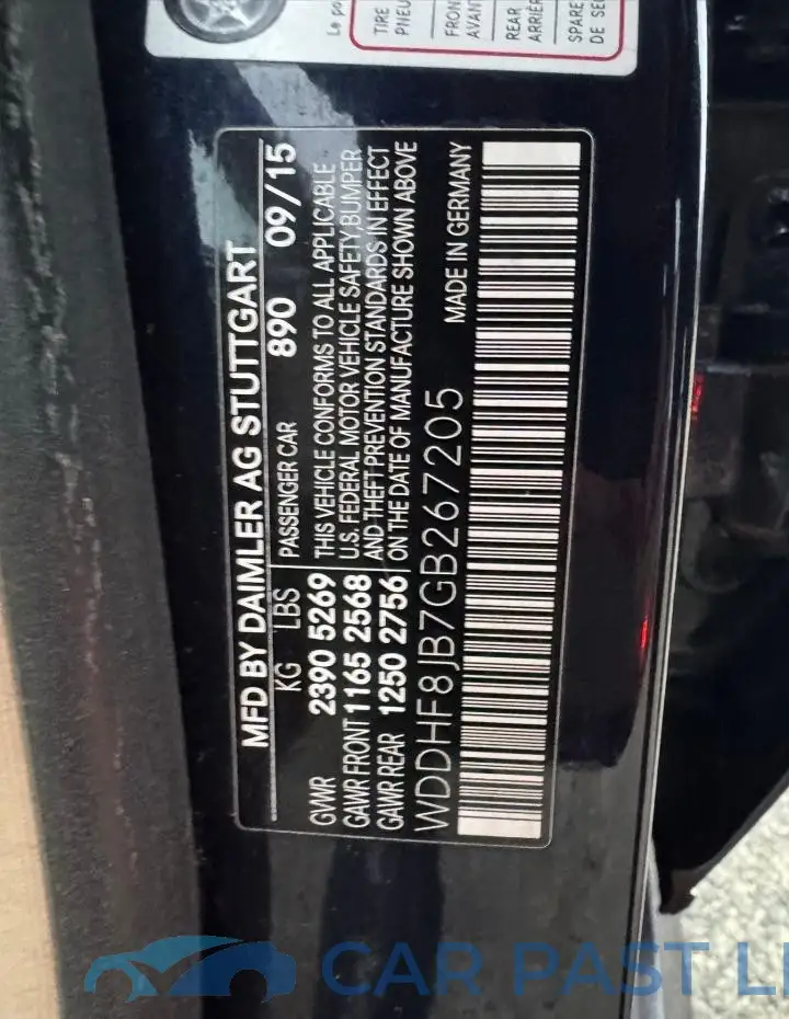 WDDHF8JB7GB267205# 10