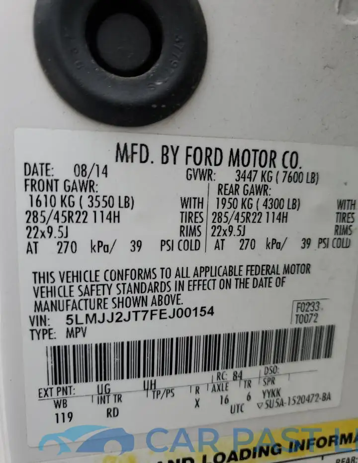 5LMJJ2JT7FEJ00154# 13