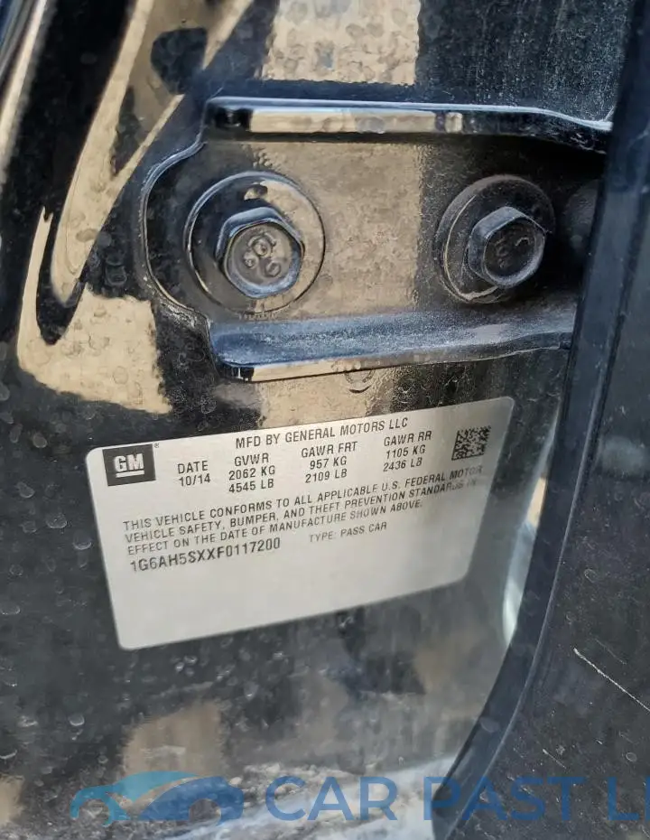 1G6AH5SXXF0117200# 12