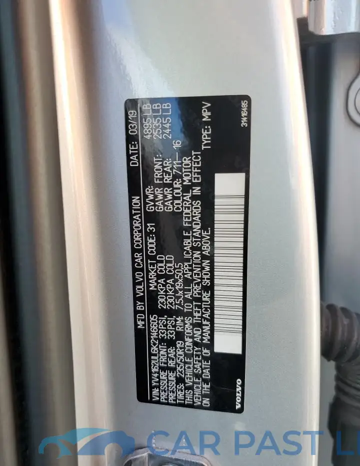 YV4162UL6K2146605# 14
