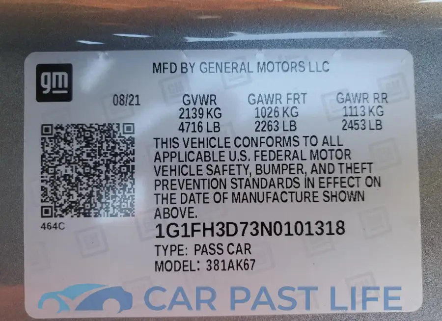 1G1FH3D73N0101318# 13