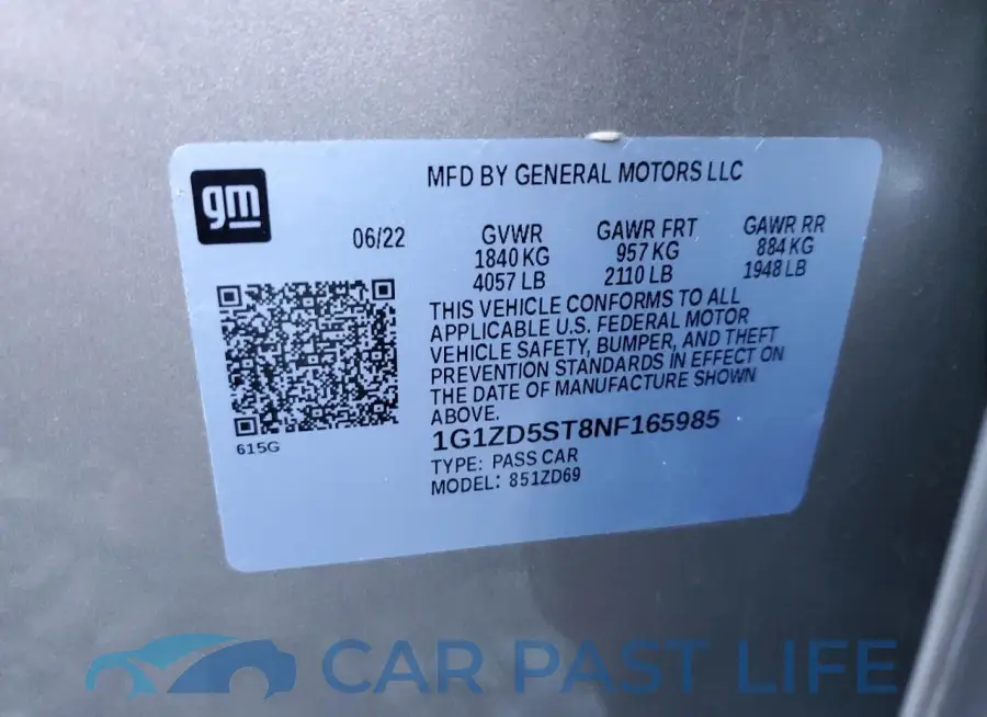 1G1ZD5ST8NF165985# 12