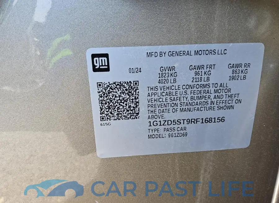 1G1ZD5ST9RF168156# 12