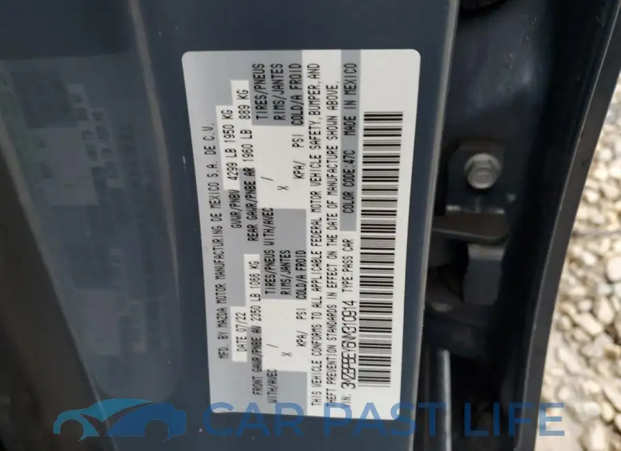 3MZBPBEY6NM310914# 12