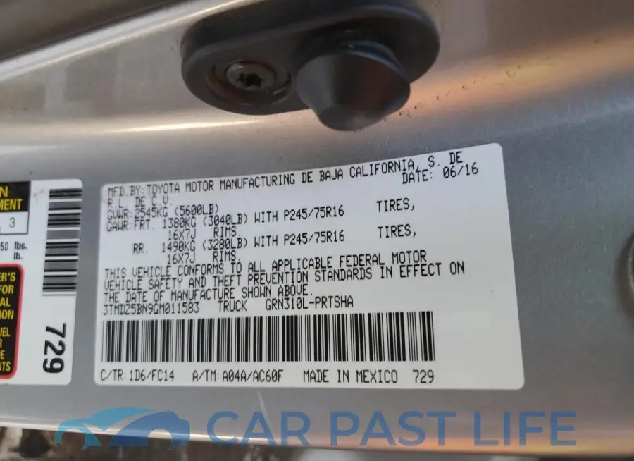 3TMDZ5BN9GM011583# 12