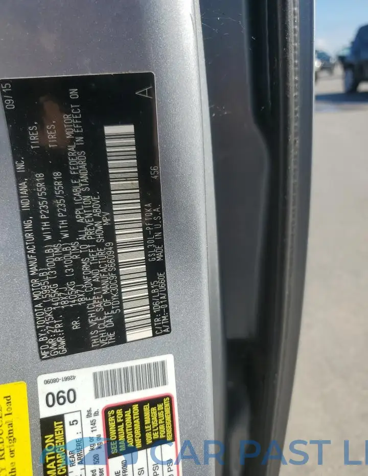 5TDYK3DC9FS660949# 12