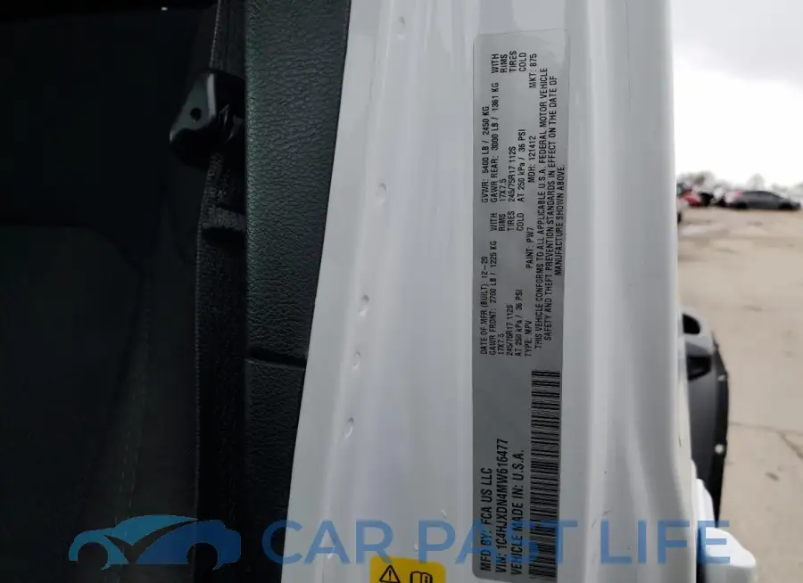 1C4HJXDN4MW616477# 12