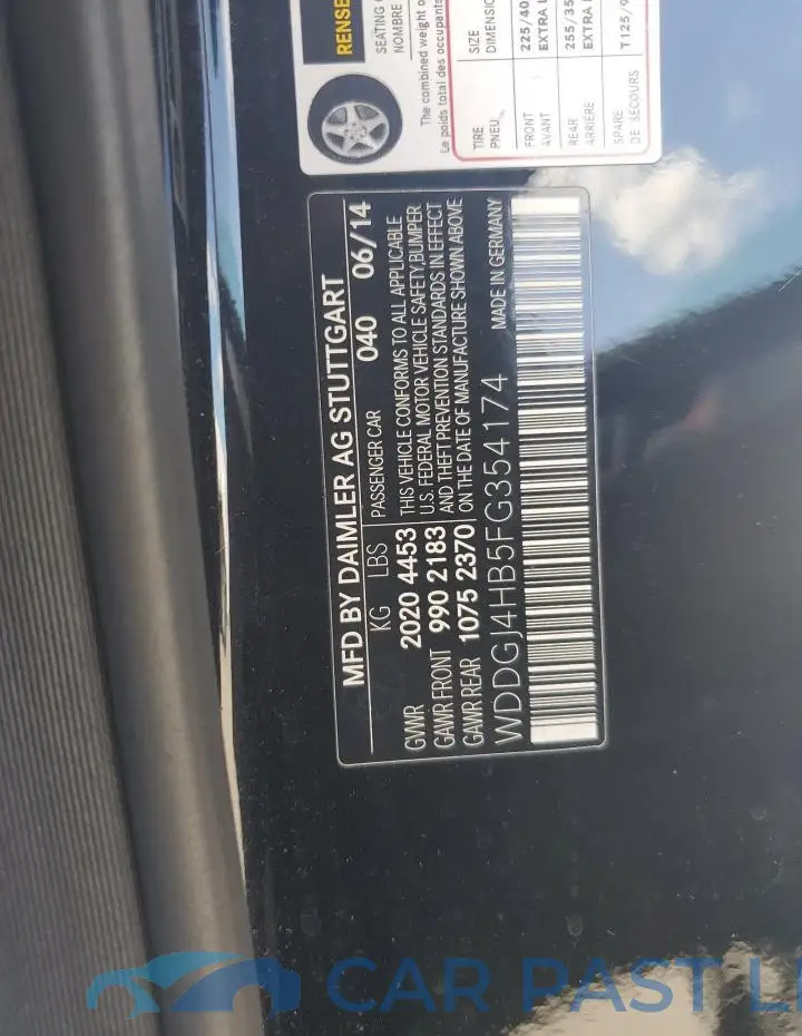 WDDGJ4HB5FG354174# 13