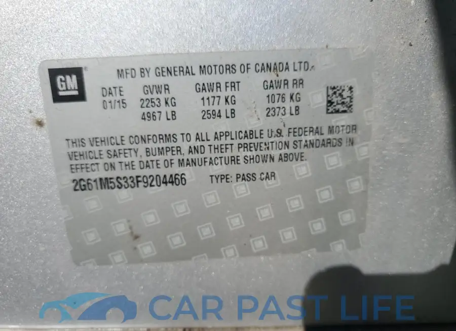 2G61M5S33F9204466# 13