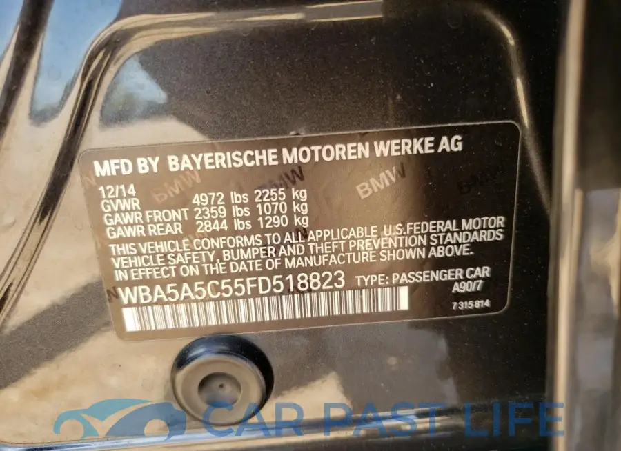 WBA5A5C55FD518823# 12