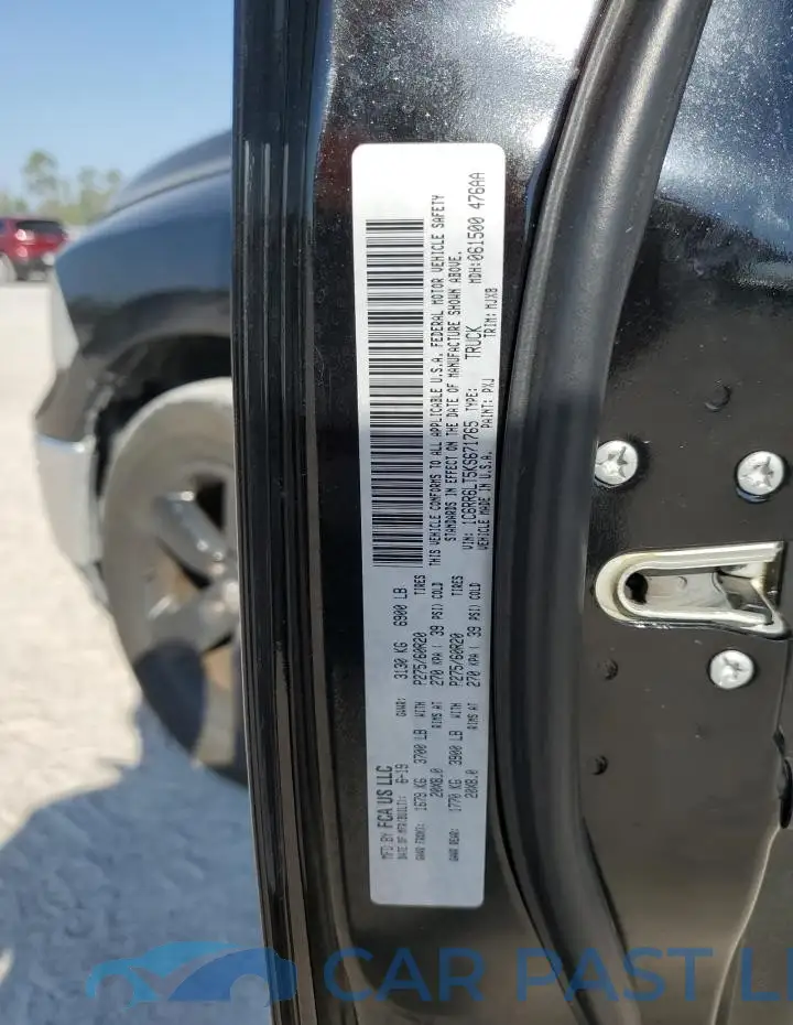 1C6RR6LT5KS671765# 12