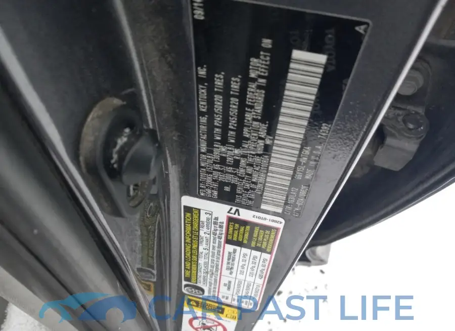 4T3BK3BB8FU110804# 12