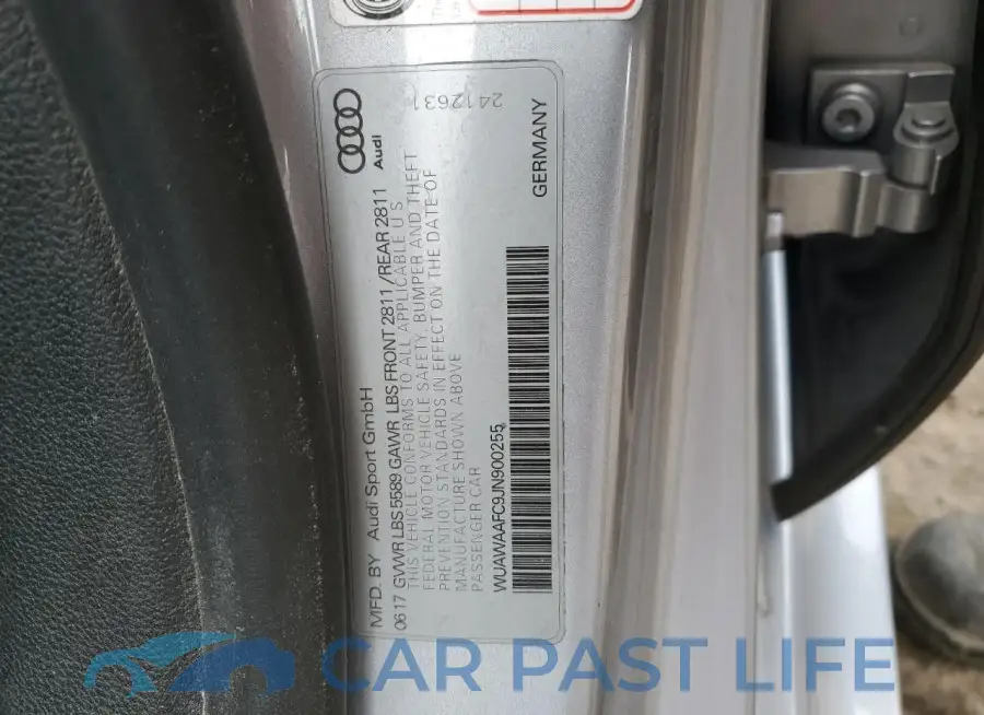 WUAWAAFC9JN900255# 12