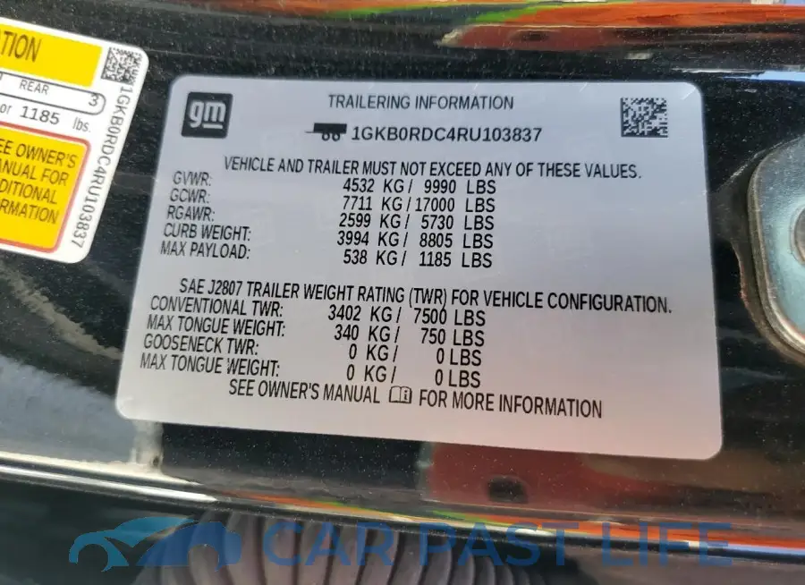 1GKB0RDC4RU103837# 13