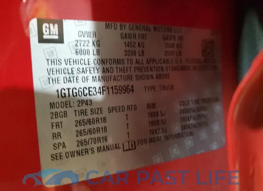 1GTG6CE34F1159964# 13