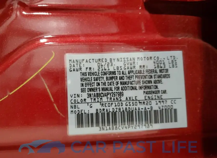 3N1AB8CV4PY297989# 13