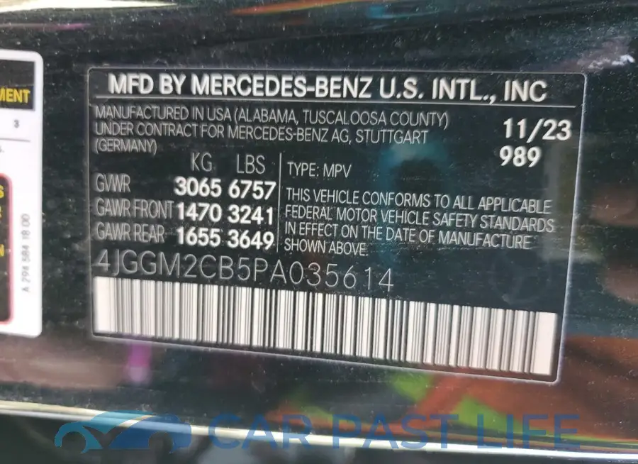 4JGGM2CB5PA035614# 13