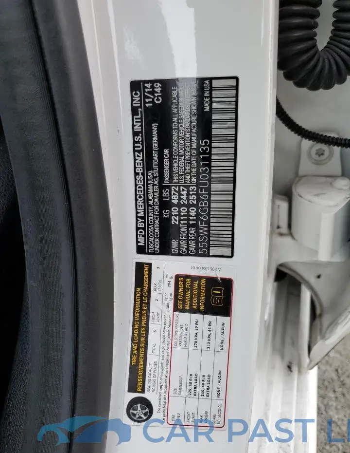 55SWF6GB6FU031135# 12
