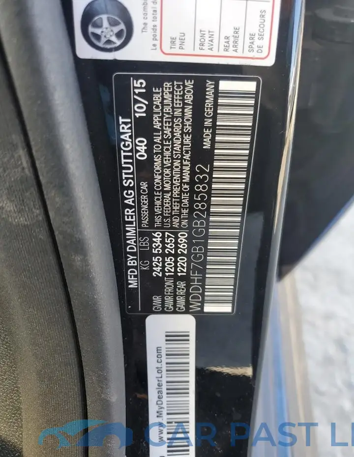 WDDHF7GB1GB285832# 12