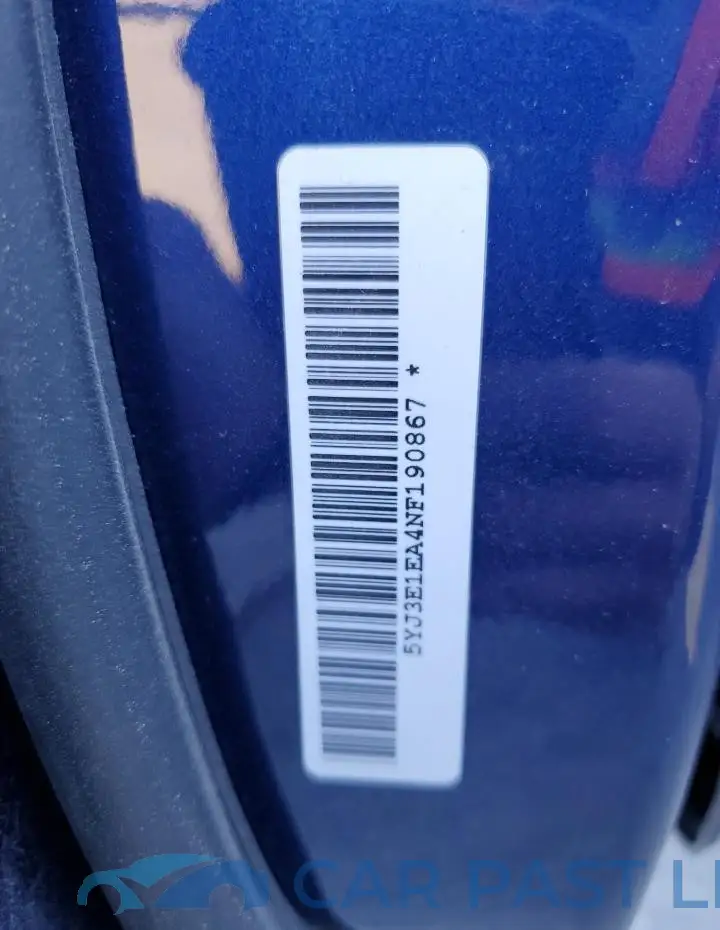 5YJ3E1EA4NF190867# 12