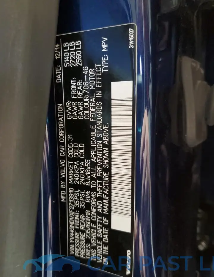 YV449MDVXF2713910# 13
