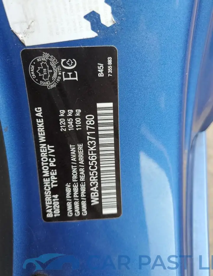 WBA3R5C56FK371780# 12
