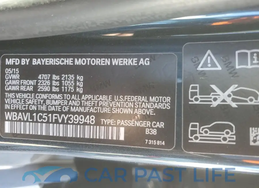 WBAVL1C51FVY39948# 13