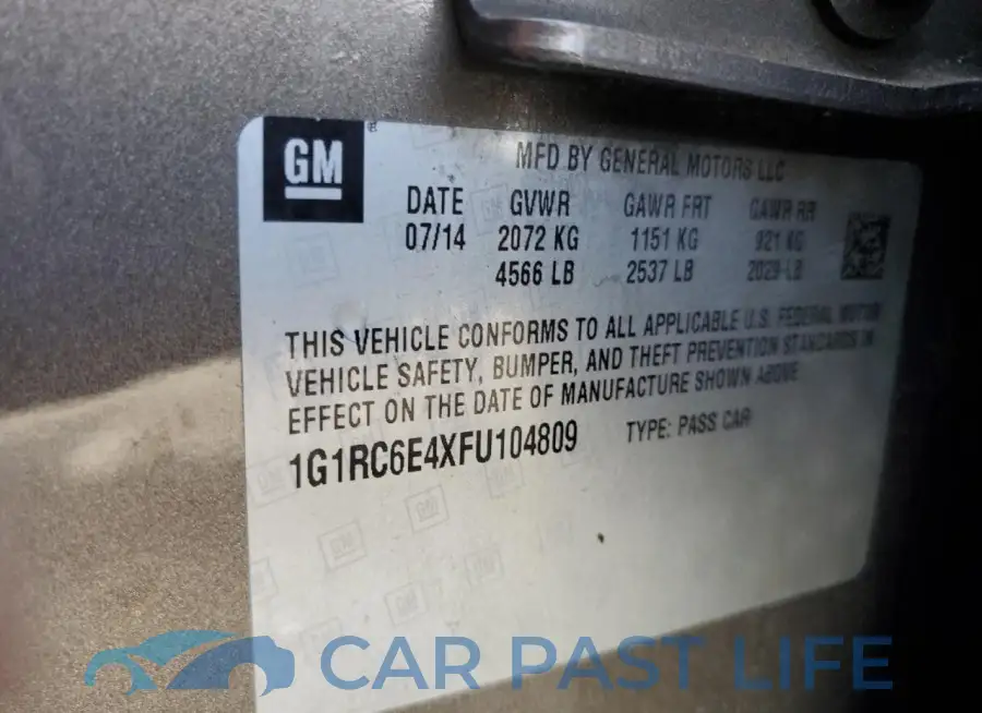 1G1RC6E4XFU104809# 12