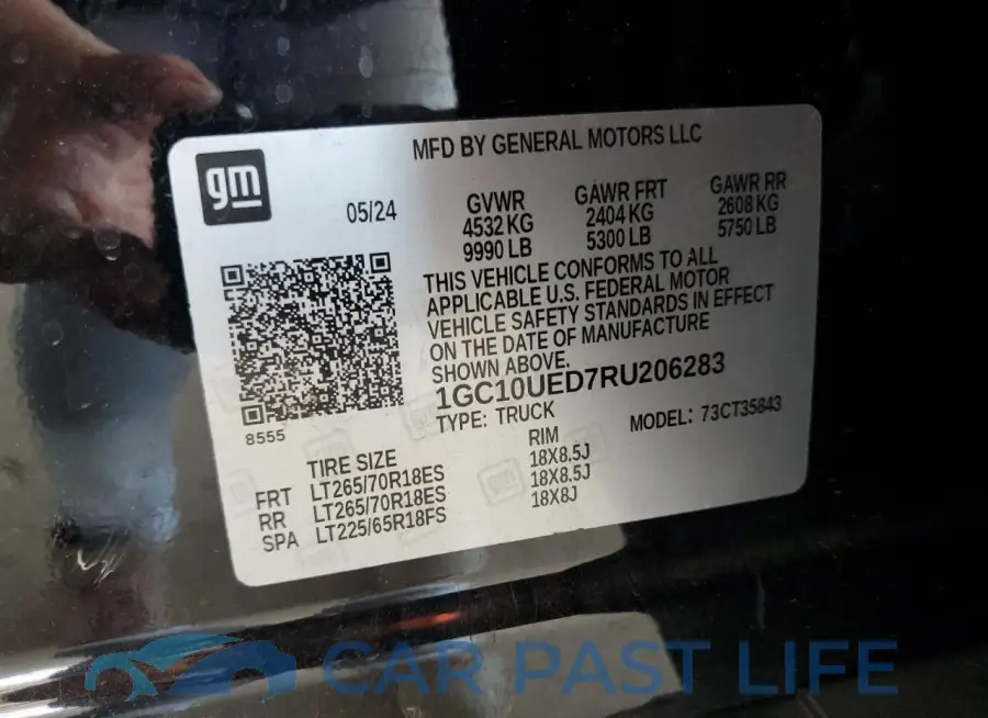 1GC10UED7RU206283# 13