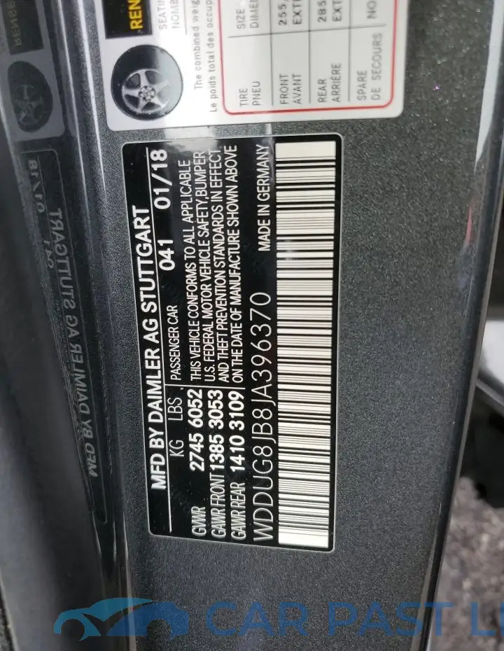 WDDUG8JB8JA396370# 13