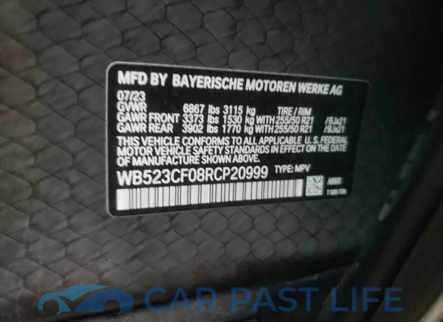 WB523CF08RCP20999# 13