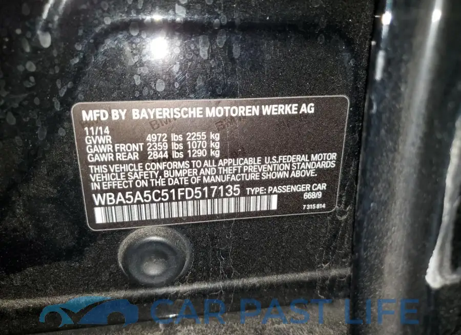WBA5A5C51FD517135# 12