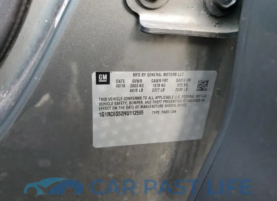 1G1RC6S52HU112595# 12