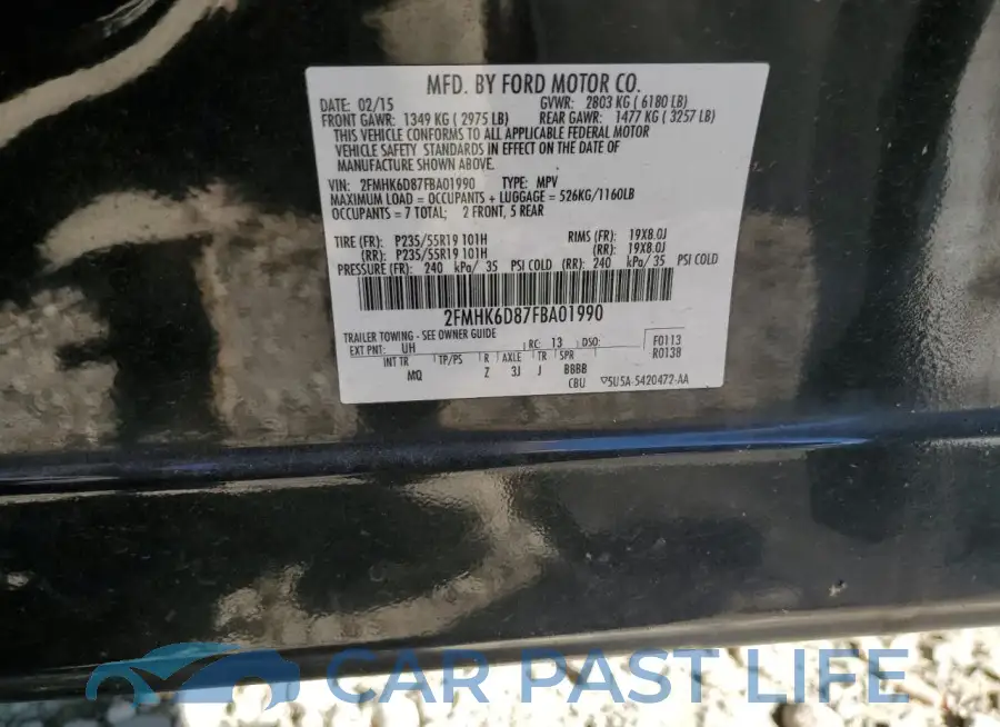 2FMHK6D87FBA01990# 13