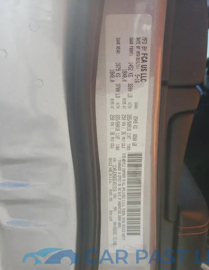1C4RJEAG6GC451519# 13