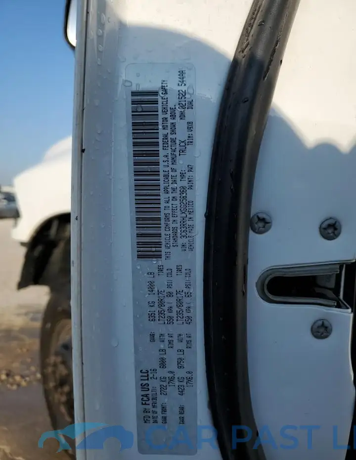3C63RRHLXGG256360# 13
